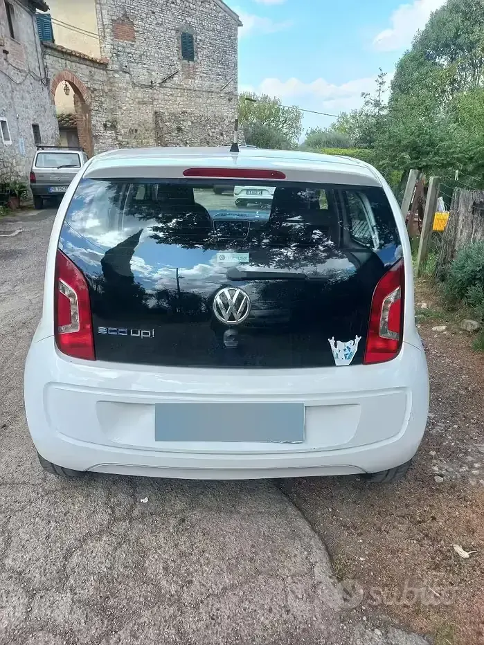 Usata VW up! 60 CV (44 kW) 2014 Bianco Utilitaria