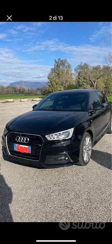 Usata Audi A1 S-Line 125 CV (91 kW) 2016 Nero Utilitaria