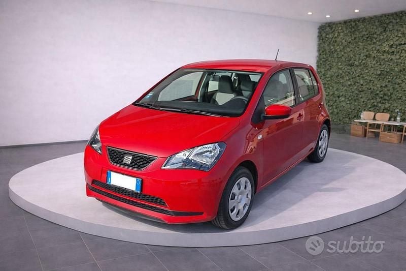 Usata Seat Mii Style 60 CV (44 kW) 2014 Rosso Utilitaria