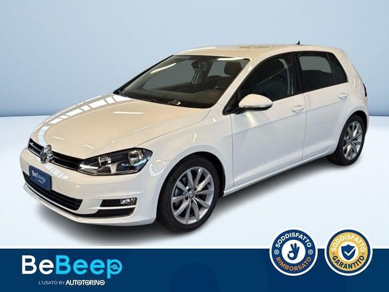 Usata VW Golf VII Comfortline 110 CV (80 kW) 2016 Bianco pastello Berlina