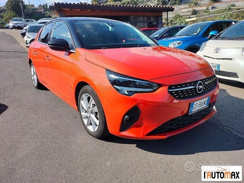 Usata Opel Corsa Edition 101 CV (74 kW) 2021 Arancione Berlina