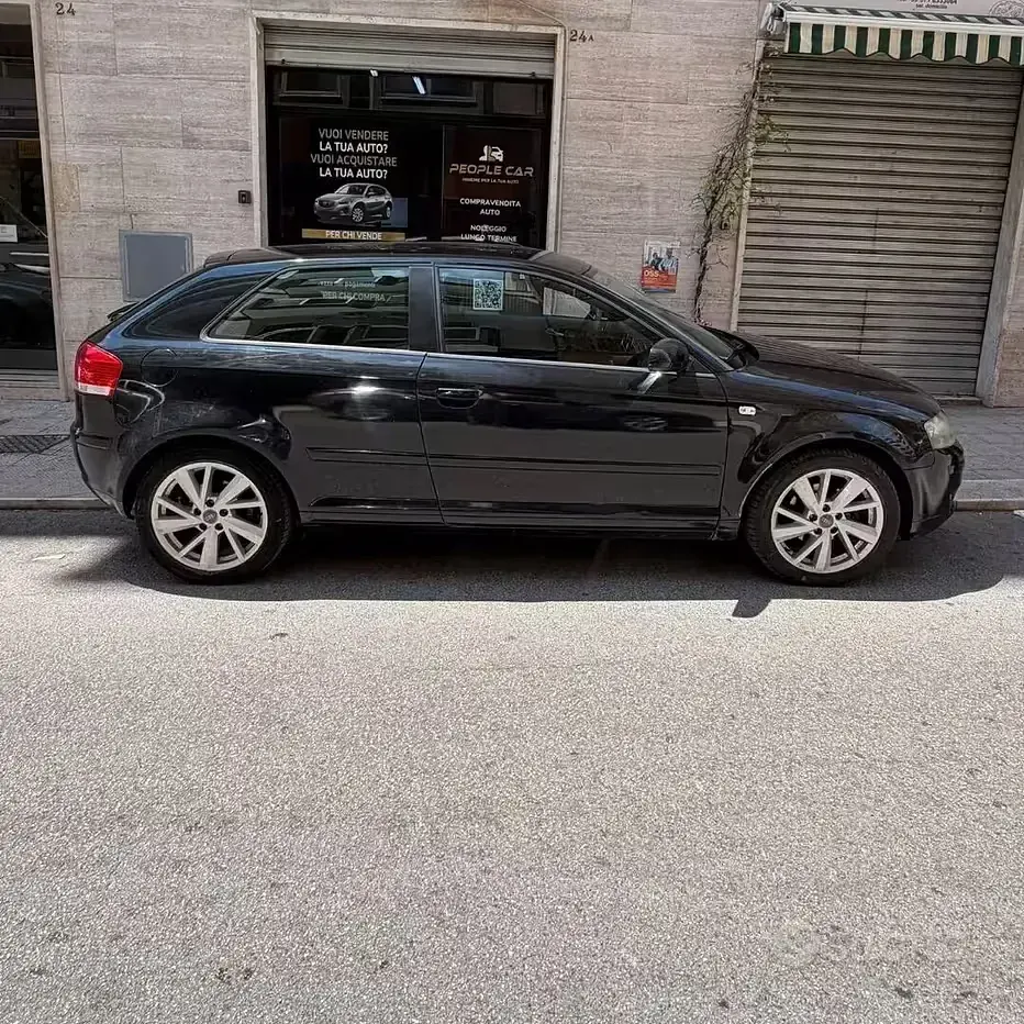 Usata Audi A3 Ambition 105 CV (77 kW) 2006 Nero Utilitaria