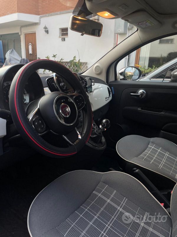 Usata Fiat 500C Lounge 69 CV (50 kW) 2016 Bianco Cabrio