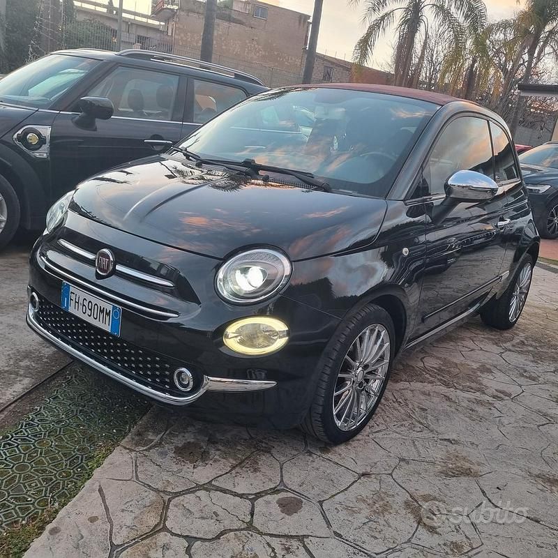 Usata Fiat 500C Lounge 69 CV (50 kW) 2017 Grigio Cabrio