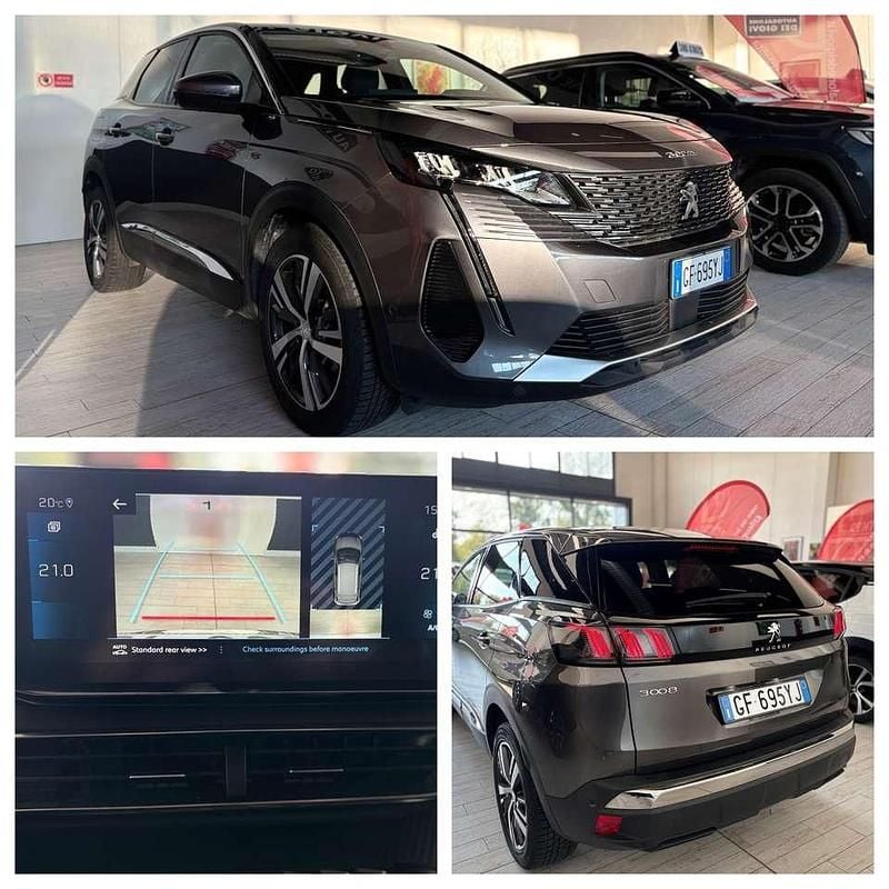 Usata Peugeot 3008 Allure 131 CV (96 kW) 2021 Grigio platino (metallizzato) Monovolume