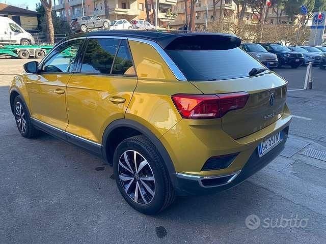 Usata VW T-Roc Style 110 CV (80 kW) 2021 Giallo SUV
