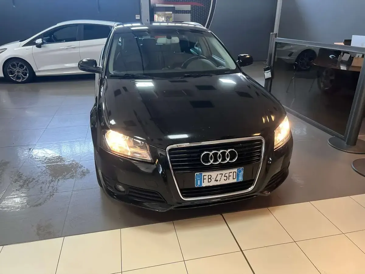 Usata Audi A3 Sportback Attraction 170 CV (125 kW) 2010 Nero Utilitaria