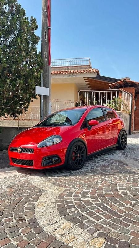 Usata Abarth Grande Punto 2008 Rosso Utilitaria