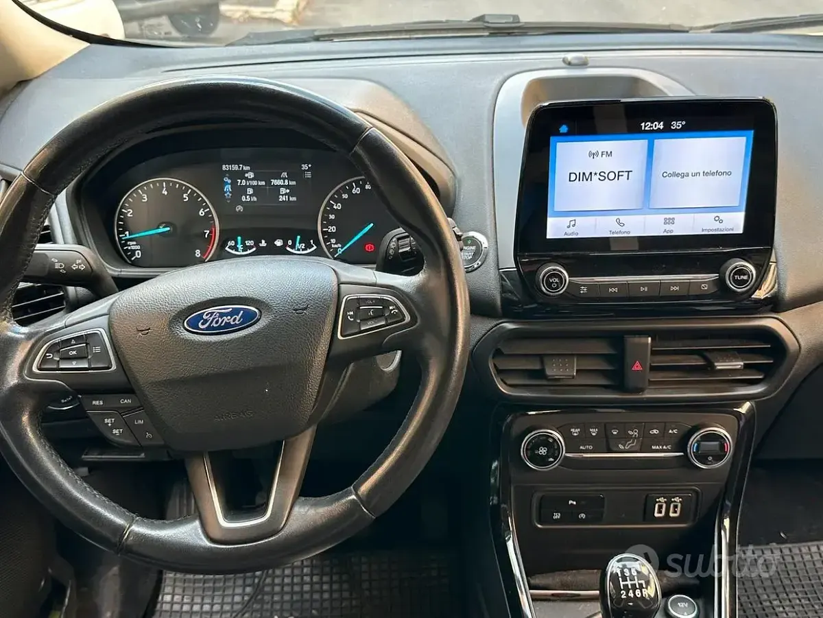 Usata Ford Ecosport 99 CV (72 kW) 2019 Blu SUV