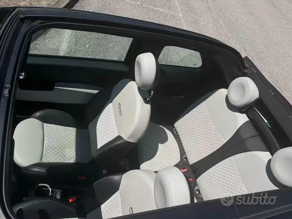 Usata Fiat 500 69 CV (50 kW) 2022 Nero Cabrio