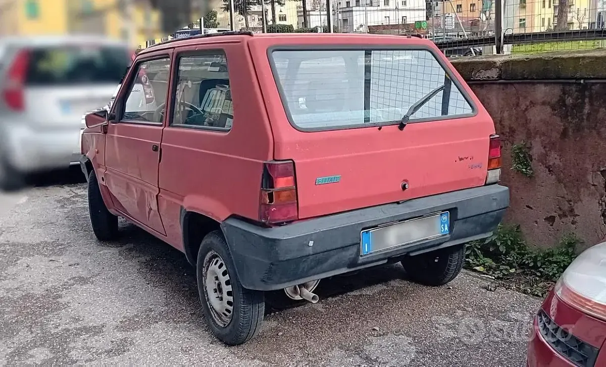 Usata Fiat Panda 39 CV (28 kW) 1999 Rosso Utilitaria