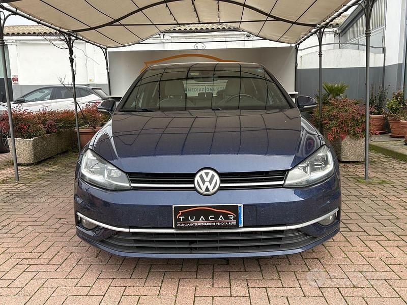 Usata VW Golf VII Executive 150 CV (110 kW) 2018 Blu Berlina