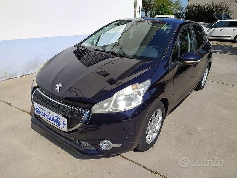 Usata Peugeot 208 Business-Line 68 CV (50 kW) 2013 Blu Utilitaria