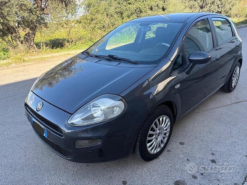 Usata Fiat Punto Lounge 75 CV (55 kW) 2014 Grigio Berlina