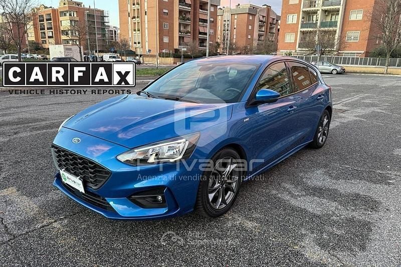 Blu Usata 2019 Ford Focus ST-Line Tre volumi | 12.990 € (Buon prezzo) - Immagine 1/4