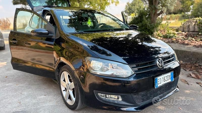 Usata VW Polo 90 CV (66 kW) 2010 Nero Utilitaria