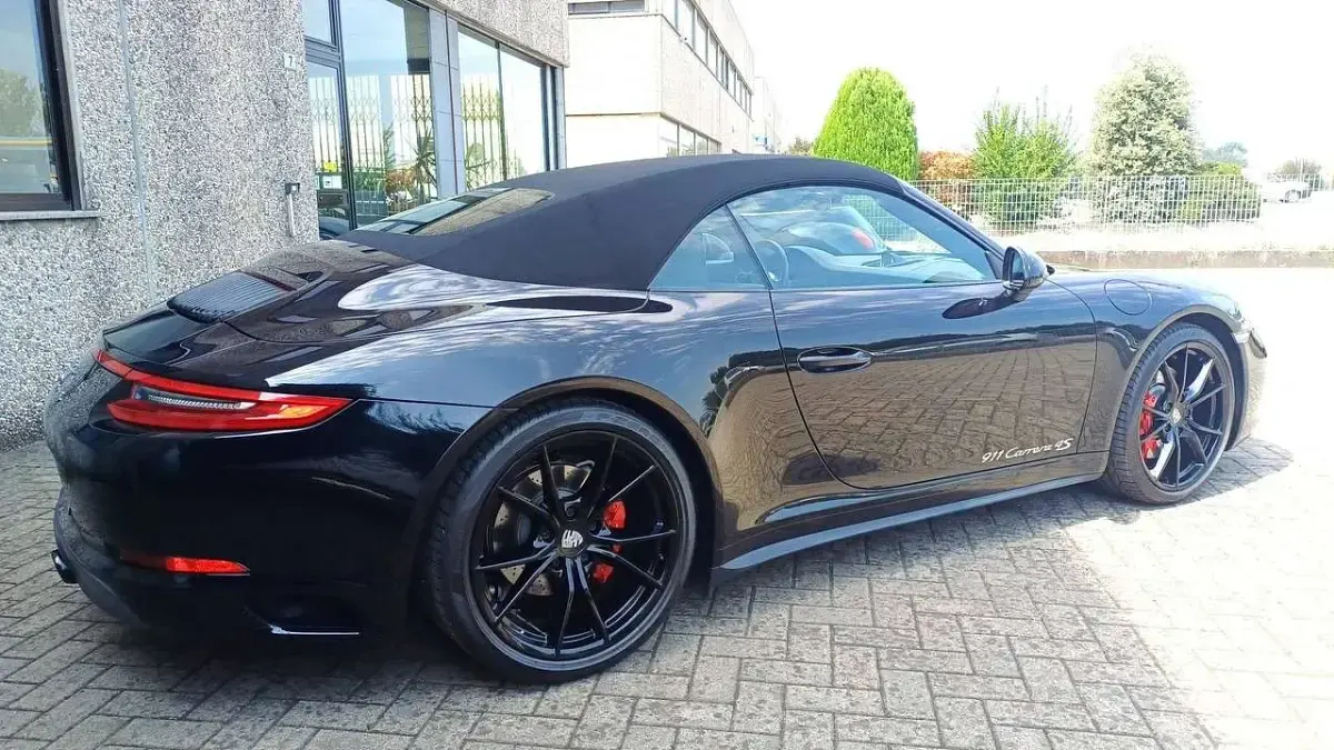 Usata Porsche 991 420 CV (308 kW) 2018 Nero Cabrio