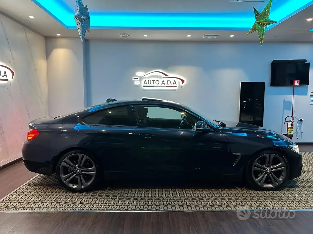 Usata BMW 420 Coupé Luxury Line 184 CV (135 kW) 2014 Blu Coupé