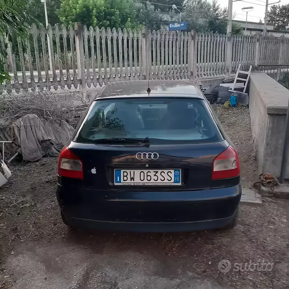 Usata Audi A3 130 CV (95 kW) 2001 Nero Utilitaria