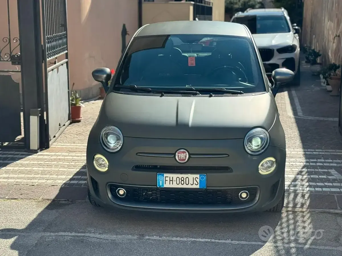 Usata Fiat 500 S 105 CV (77 kW) 2017 Verde Utilitaria