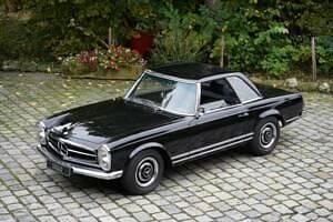 Usata Mercedes 230 150 CV (110 kW) 1964 Nero Cabrio
