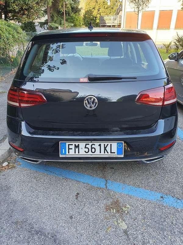 Usata VW Golf VII Highline 116 CV (85 kW) 2018 Nero Berlina