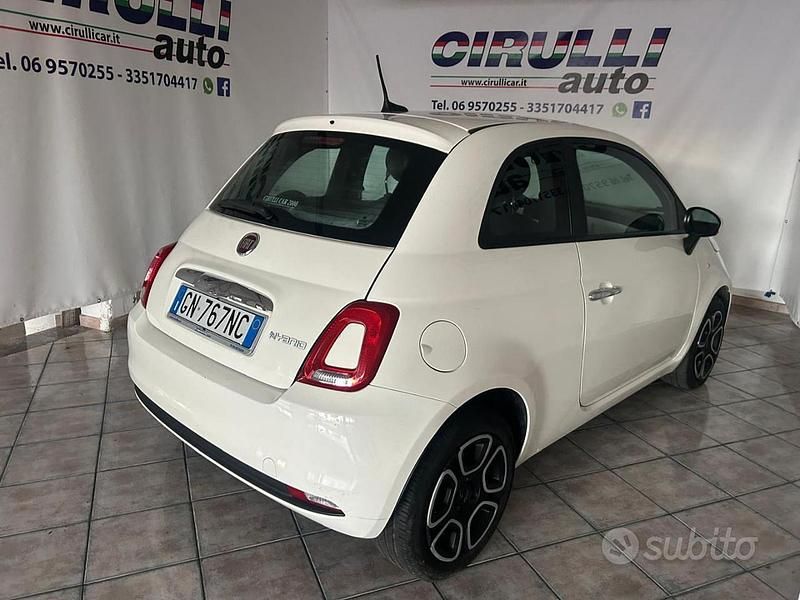 Usata Fiat 500 Club 70 CV (51 kW) 2022 Bianco pastello Utilitaria