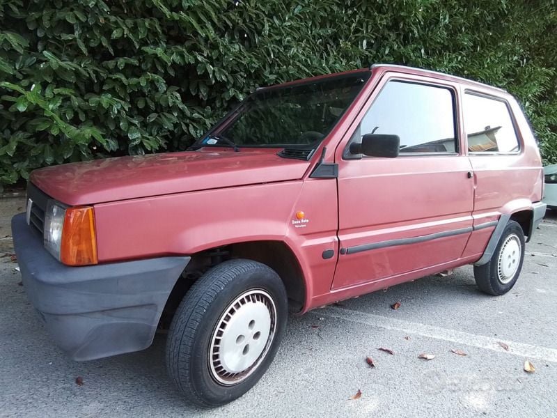 Usata Fiat Panda Young 54 CV (39 kW) 2001 Rosso Utilitaria