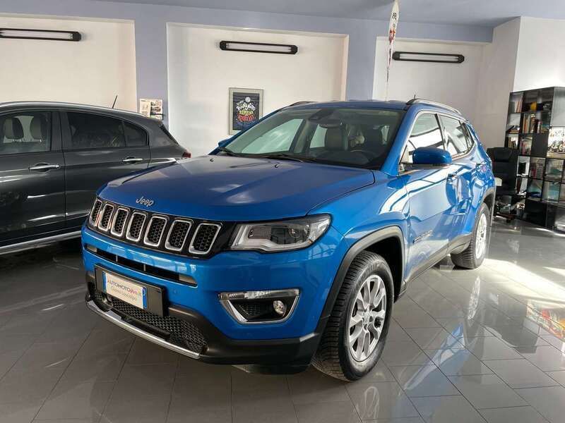 Blu/azzurro Usata 2020 Jeep Compass Limited SUV | 17.990 € (Buon prezzo) - Immagine 1/4