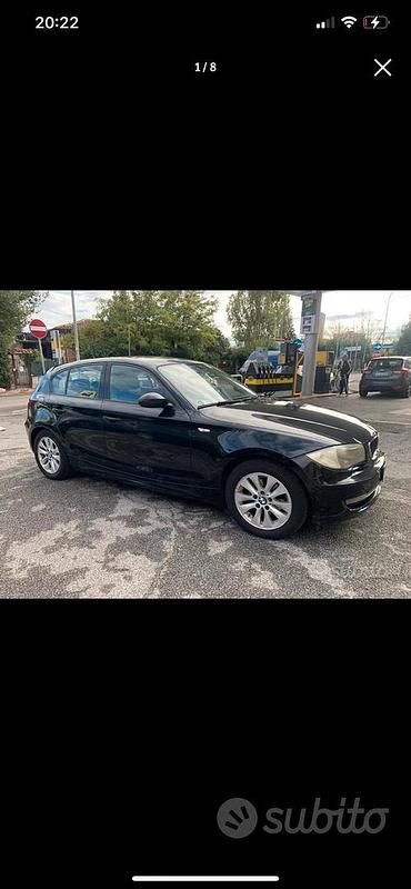 Usata BMW 116 2009 Nero Utilitaria