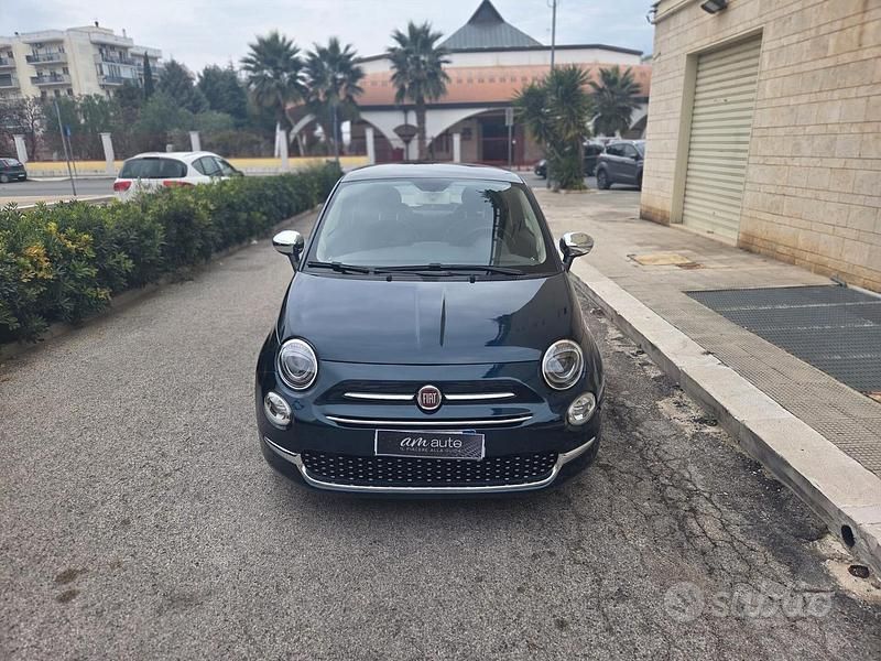 Usata Fiat 500 Lounge 70 CV (51 kW) 2017 Blu Utilitaria