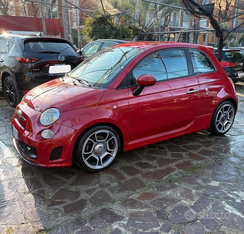 Usata Abarth 595 140 CV (102 kW) 2015 Rosso Berlina