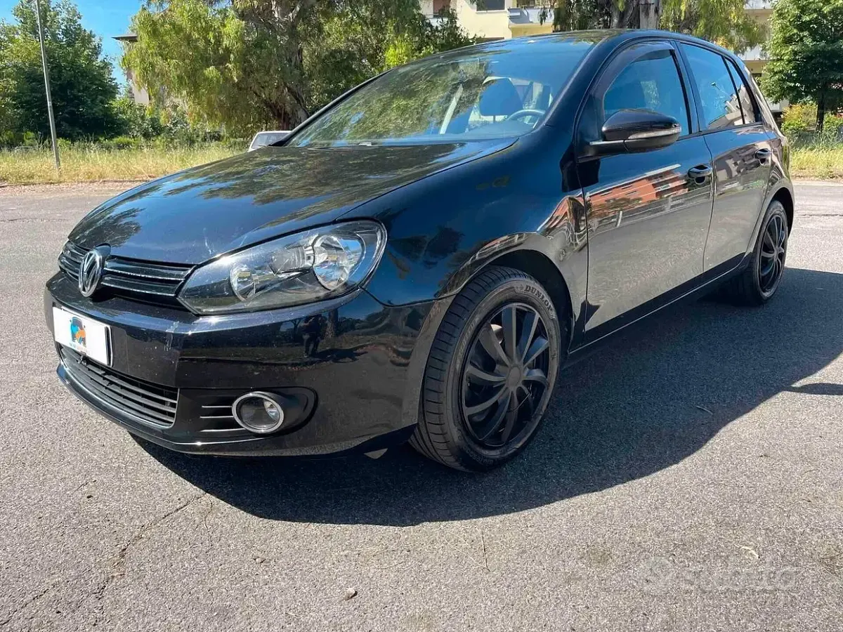 Usata VW Golf VI Comfortline 105 CV (77 kW) 2010 Nero Berlina