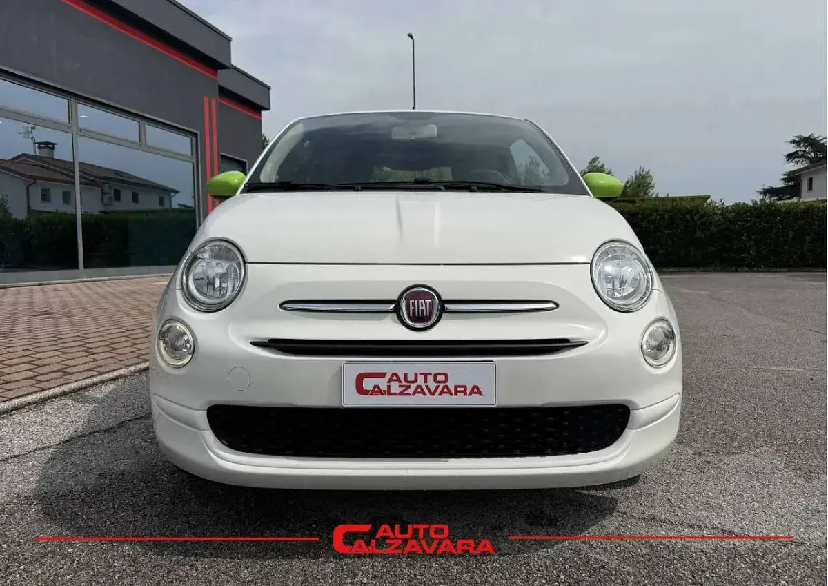 Usata Fiat 500 Lounge 69 CV (50 kW) 2018 Bianco gelato Utilitaria