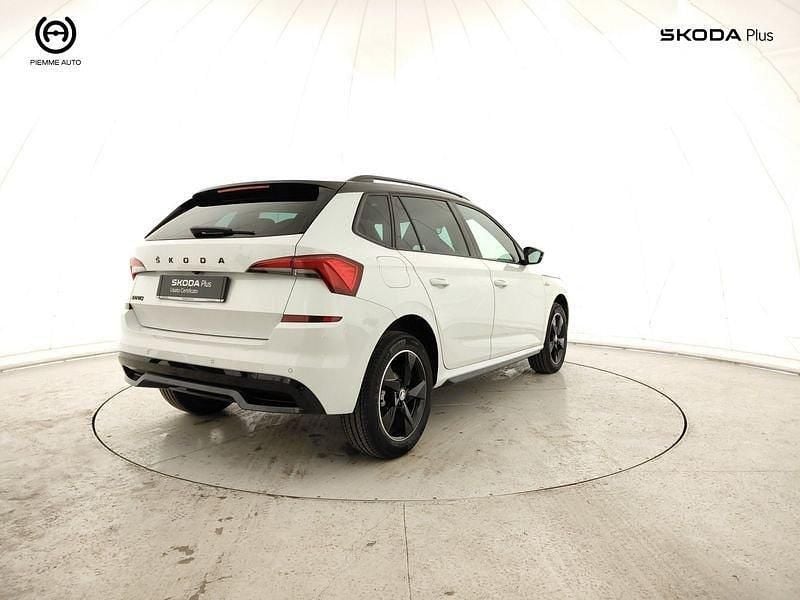 Usata Skoda Kamiq Monte Carlo 110 CV (80 kW) 2022 Bianca tetto nero SUV