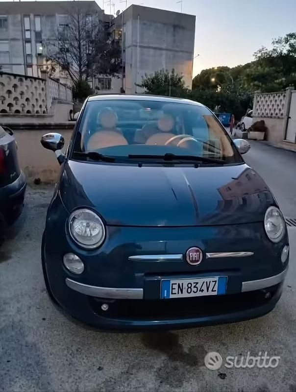 Usata Fiat 500 95 CV (69 kW) 2013 Blu Berlina