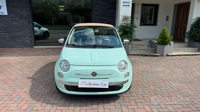 Usata Fiat 500C Lounge 69 CV (50 kW) 2014 Blu Cabrio
