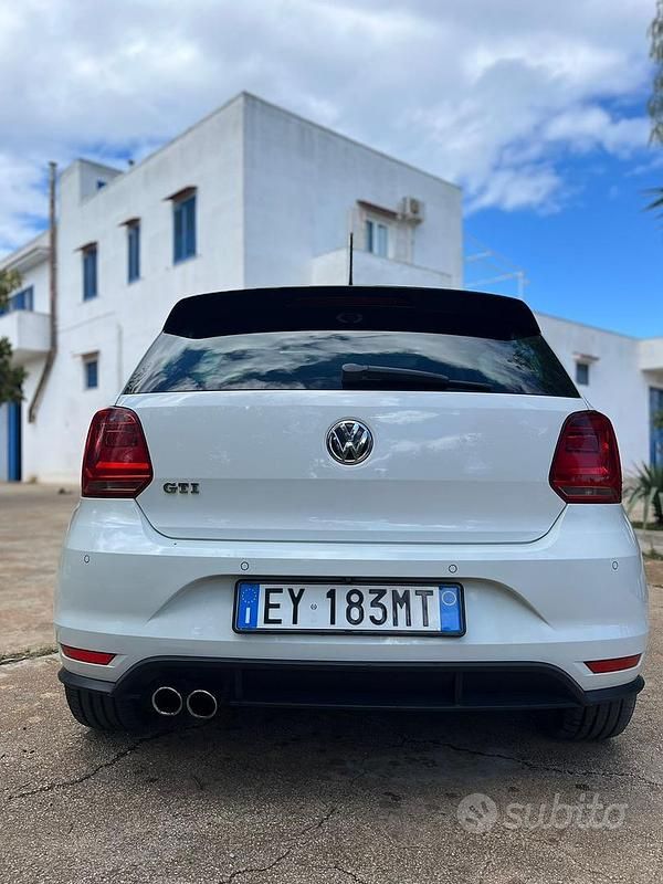 Usata VW Polo GTI 192 CV (141 kW) 2015 Bianco Berlina