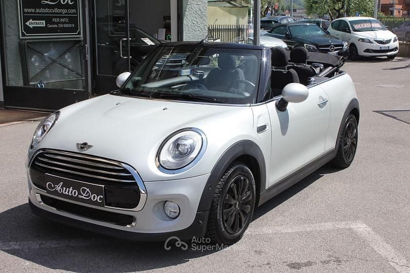 Bianco Usata 2018 Mini Cooper S Cabriolet Cabrio | 22.900 € (Buon prezzo) - Immagine 1/4