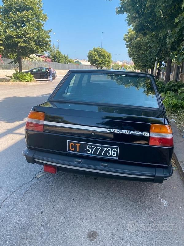 Usata Alfa Romeo Giulietta 109 CV (80 kW) 1982 Nero Berlina
