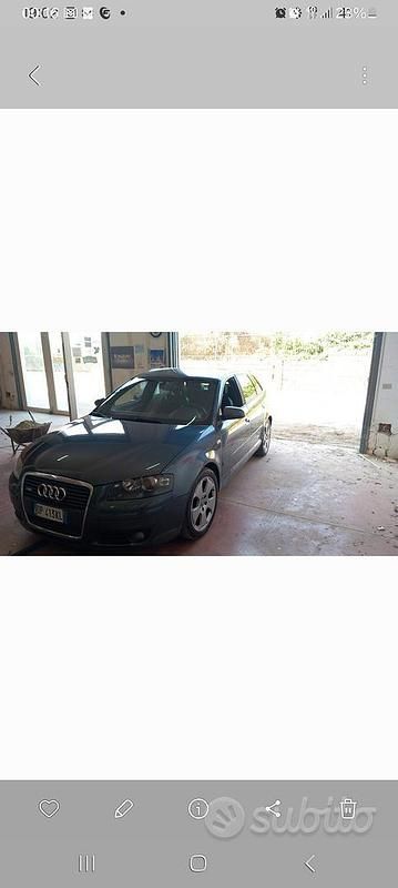 Usata Audi A3 S-Line 2007 Grigio Utilitaria