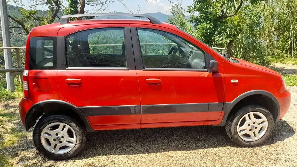 Usata Fiat Panda 4x4 Climbing 69 CV (50 kW) 2007 Rosso Utilitaria
