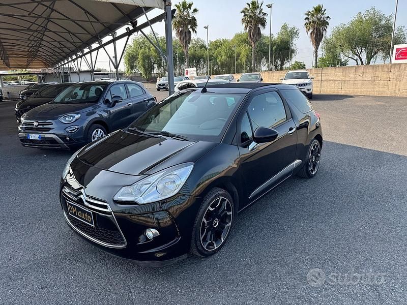 Usata DS Automobiles DS3 So Chic 81 CV (59 kW) 2014 Nero Cabrio