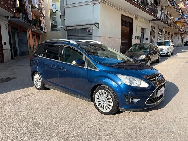 Usata Ford Grand C-Max Titanium 115 CV (84 kW) 2011 Blu Monovolume
