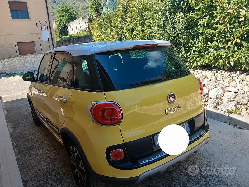 Occasion Fiat 500L Trekking 105 ch (77 kW) 2014 Jaune Monospace