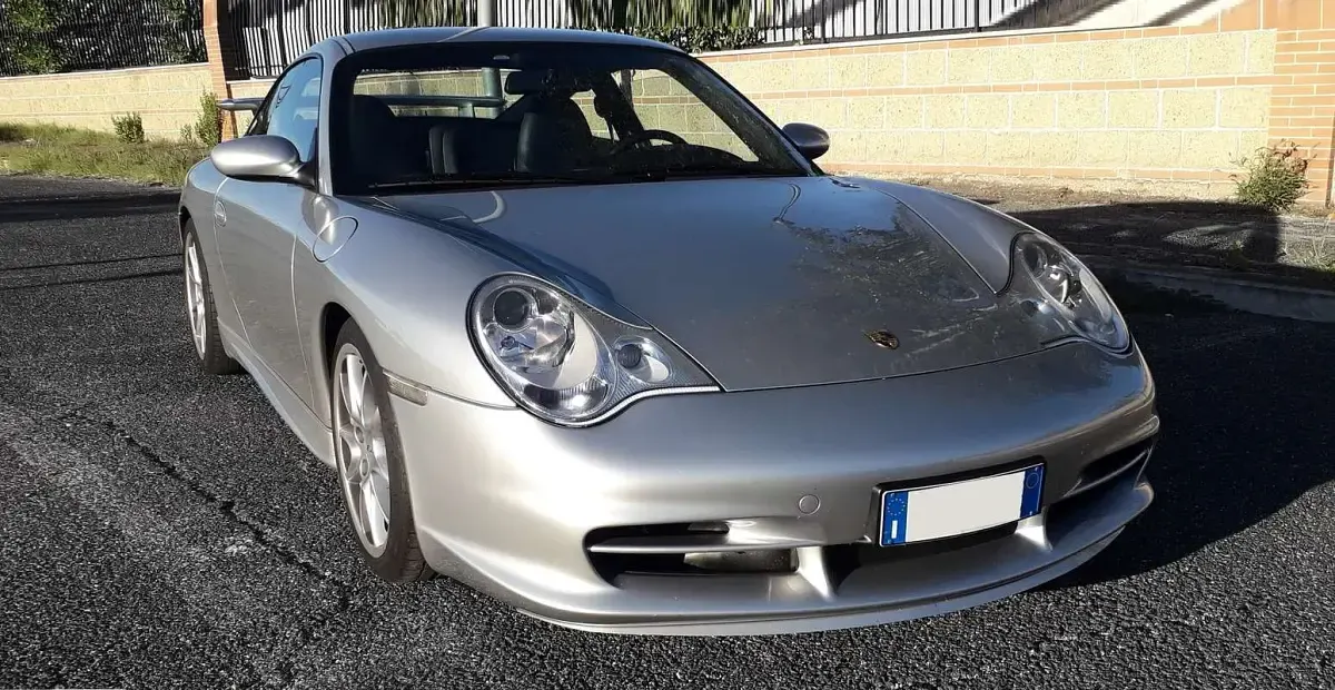 Usata Porsche 996 381 CV (280 kW) 2002 Argento Coupé