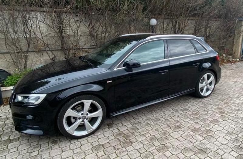 Usata Audi A3 S-Line 150 CV (110 kW) 2016 Nero Berlina
