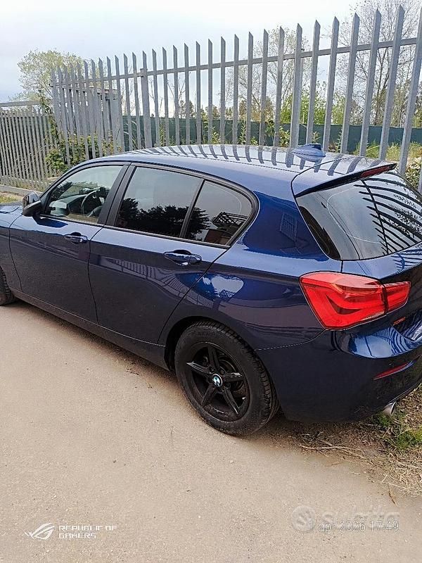 Usata BMW 118 2018 Blu Utilitaria