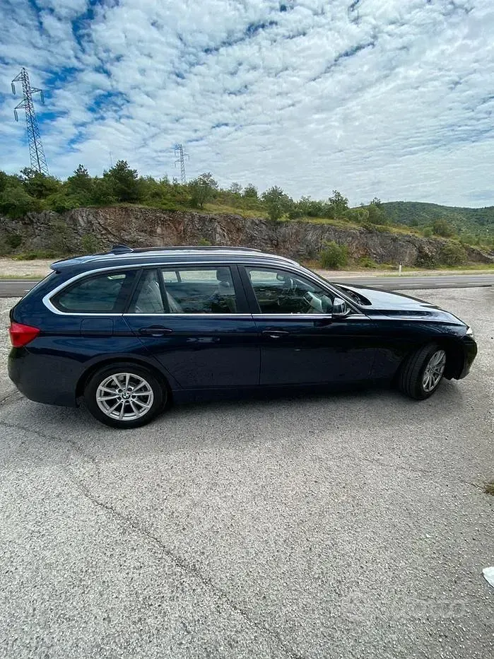 Usata BMW 316 Advantage 116 CV (85 kW) 2016 Blu Station wagon