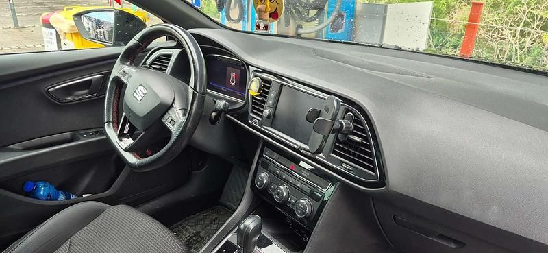 Usata Seat Leon ST FR 184 CV (135 kW) 2019 Nero Station wagon